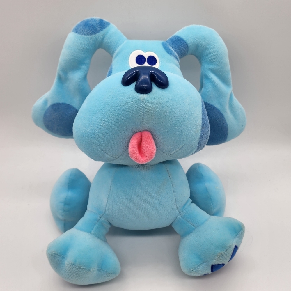 Blue's Clues Dog Nickelodeon Viacom Toy Plush Paw Print Nick Jr.